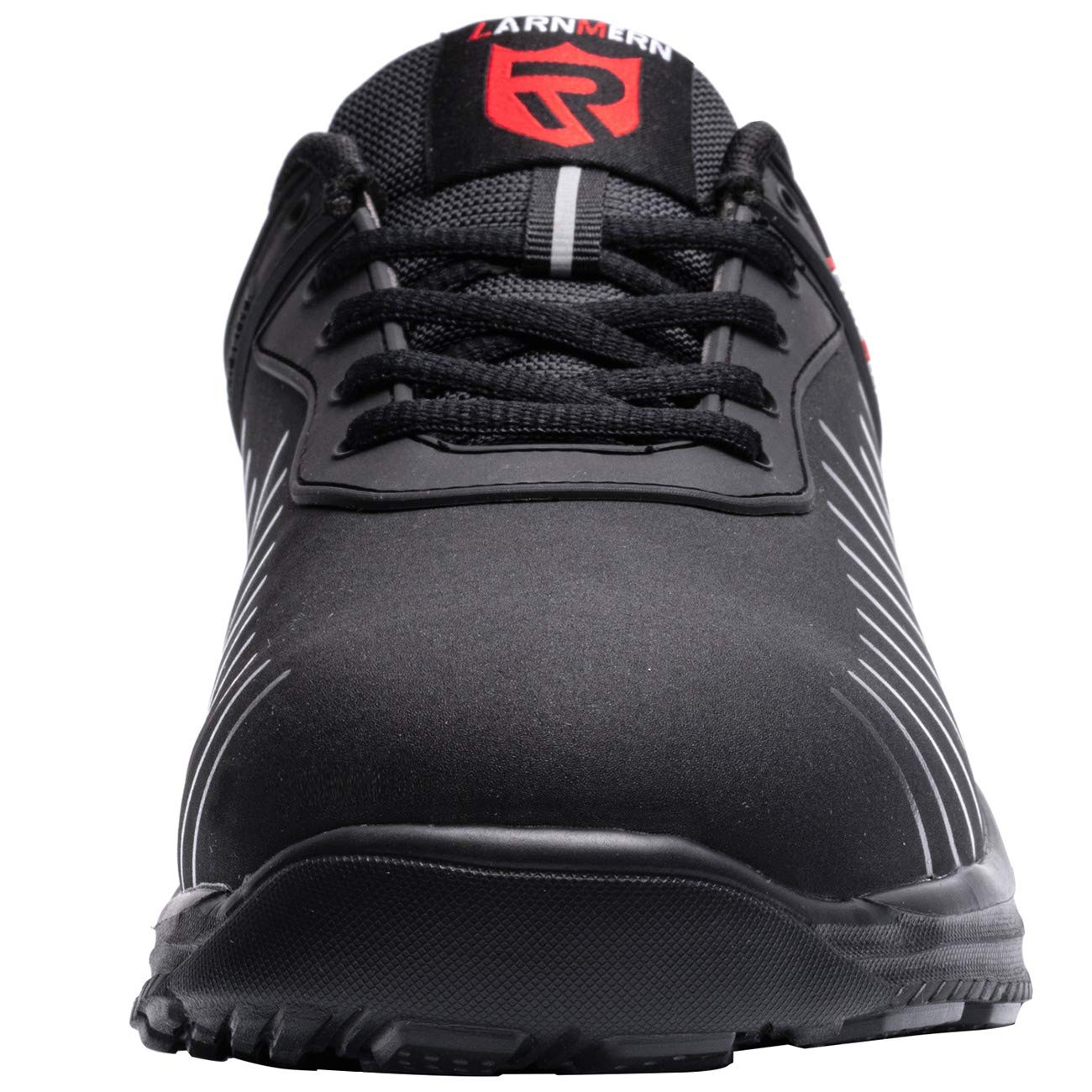 LARNMERN Steel Toe Shoes for Men & Women - Lightweight Safety Work Shoes with Puncture Proof & Breathable Design - Comfortable Sneakers for Construction, Warehouse, and Outdoor Work