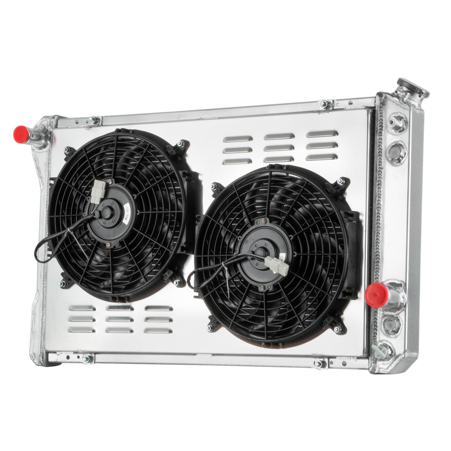 3 Row Aluminum Radiator with Shroud & Fan for 1982-1992 Chevy Camaro/Pontiac Firebird 5.0L 5.7L V8 - High Performance Replacement Radiator - Perfect for Engine Cooling & Racing Upgrades