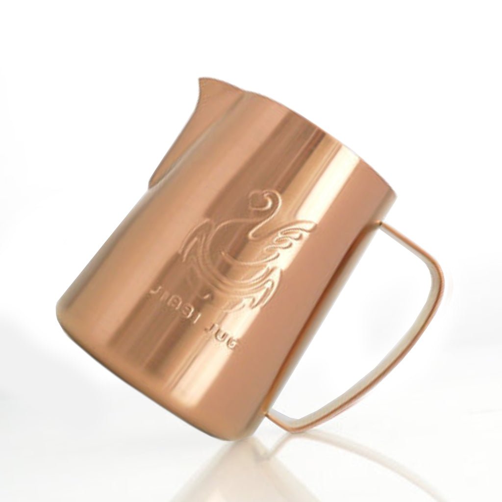 Premium 420ml Milk Frothing Pitcher - Jibbijug Supermagic Stainless Steel Milk Jug for Latte, Cappuccino & Hot Chocolate - Barista-Grade Coffee Accessory for Home & Cafe Use