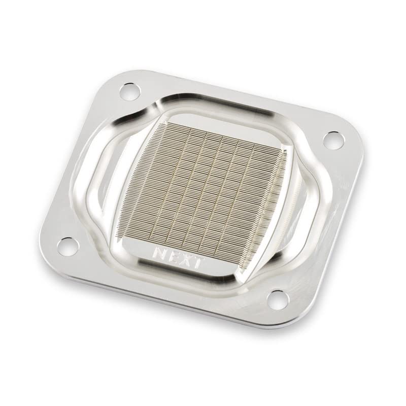 AQUA COMPUTER cuplex kryos Next LGA 1700 CPU Water Block - Acetal & .925 Silver for High-Performance PC Liquid Cooling | Perfect for Gaming Rigs and Overclocking Systems