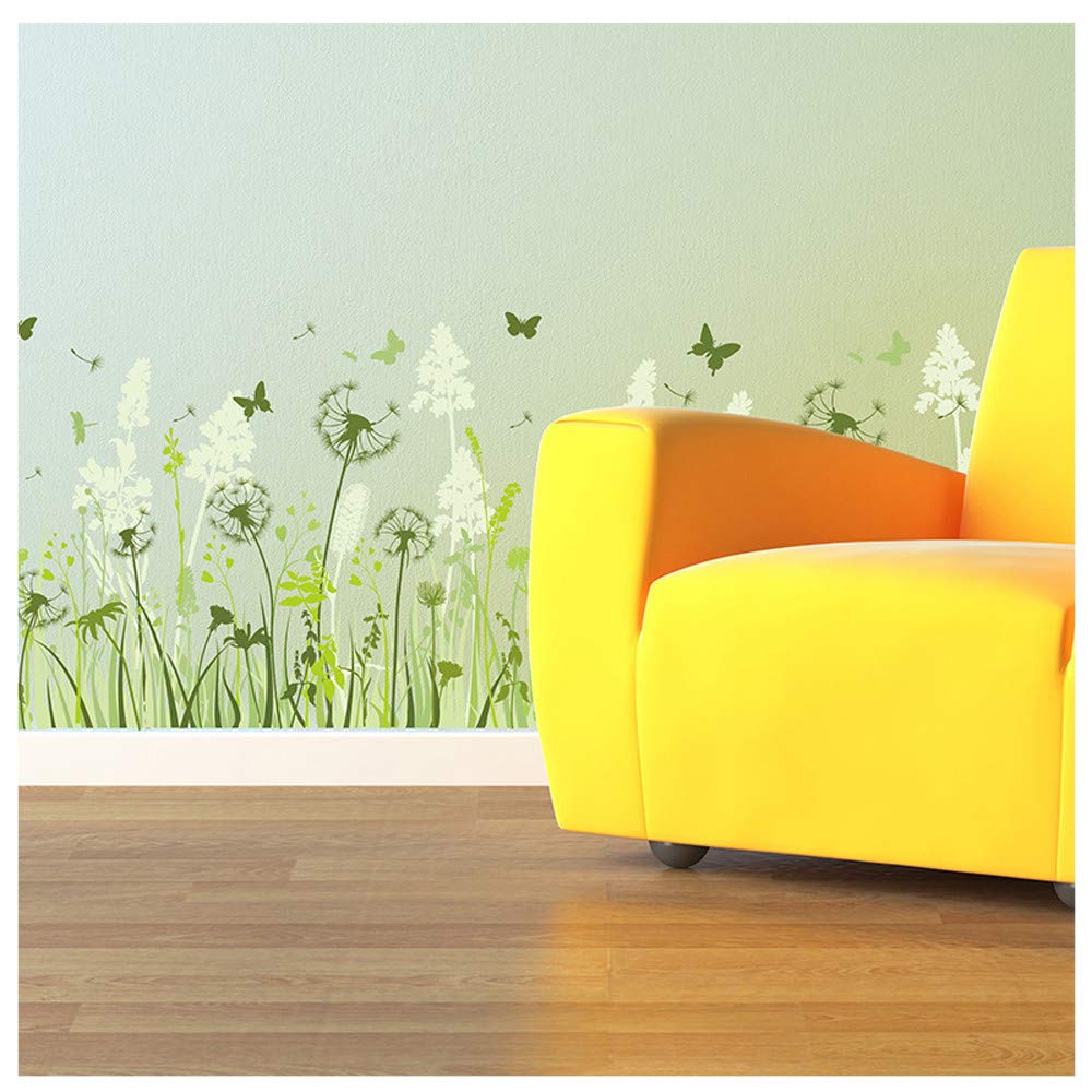 DIY Removable Dandelion Wall Decal - Butterfly Mural Art Stickers for Home Decor | Perfect for Nursery, Living Room & Bedroom Wall Art
