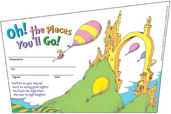 Oh the Places You'll Go! by Dr. Seuss - Inspirational Children's Book for Graduation Gifts & Life Milestones | Perfect for Baby Showers, Birthdays & Encouragement Gifts
