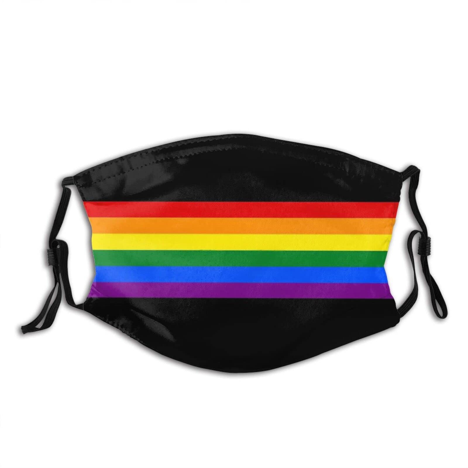 LGBT Gay Pride Rainbow Face Mask for Adults - Reusable, Adjustable Bandana Balaclava with 2 Filters - Perfect for Pride Parades, Festivals & LGBTQ+ Events