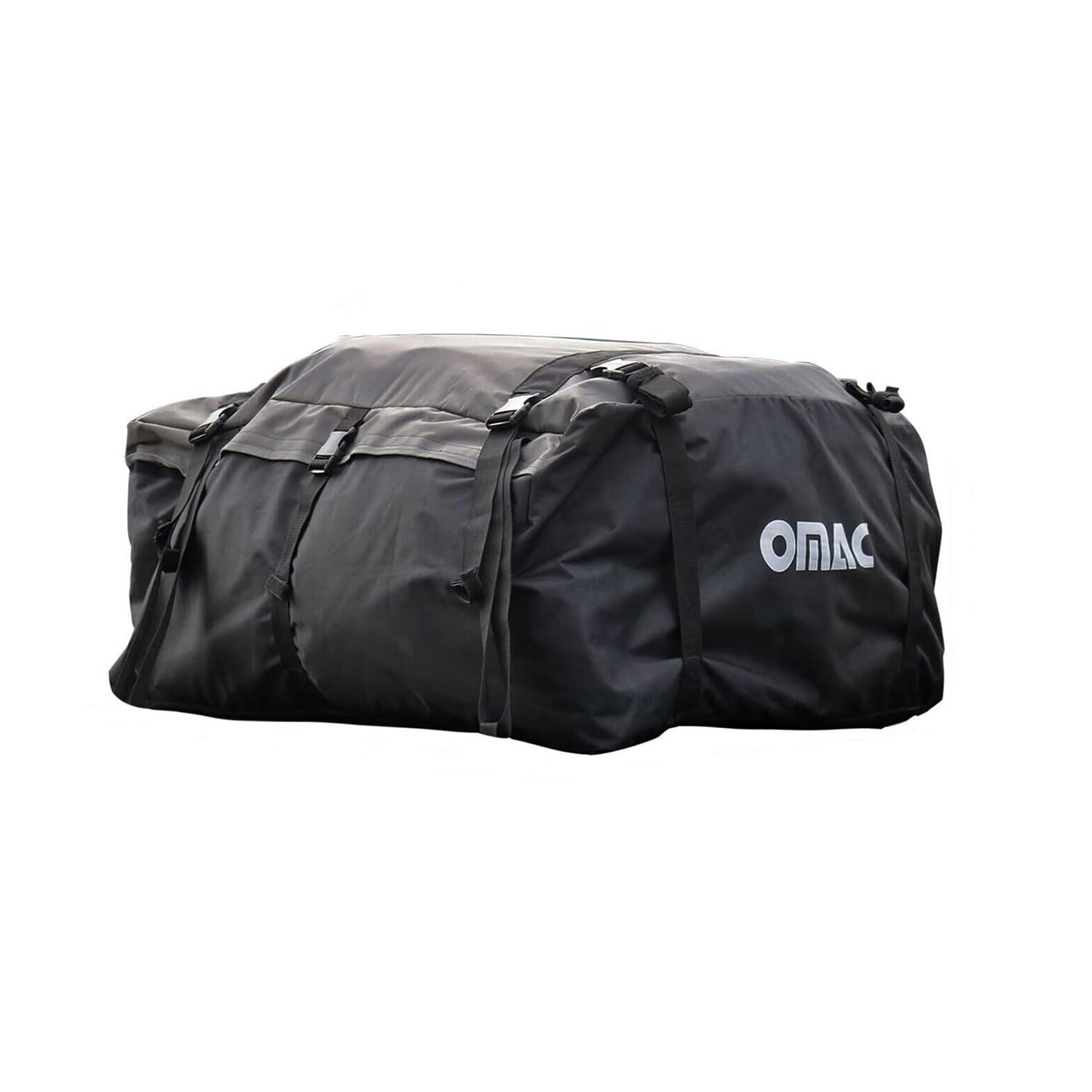 OMAC Waterproof Car Roof Storage Bag - Heavy Duty Rooftop Cargo Carrier for Travel & Camping | Fits SUVs, Trucks & Crossovers | Secure Luggage Transport for Road Trips & Outdoor Adventures