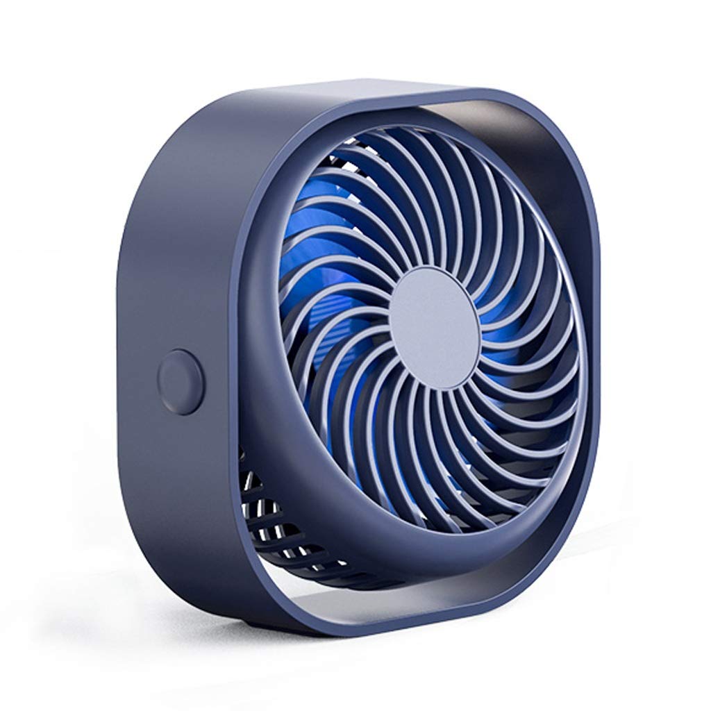 CHSOW Ultra Quiet Portable Desk Fan - USB Rechargeable Small Personal Fan for Office, Dorm Room & Study | Silent Cooling for Work, Sleep & Home Use