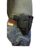 Walther PK380 Nylon Gun Holster with Laser - Adjustable Belt & Clip-On Concealed Carry for Outdoor, Range & Tactical Use