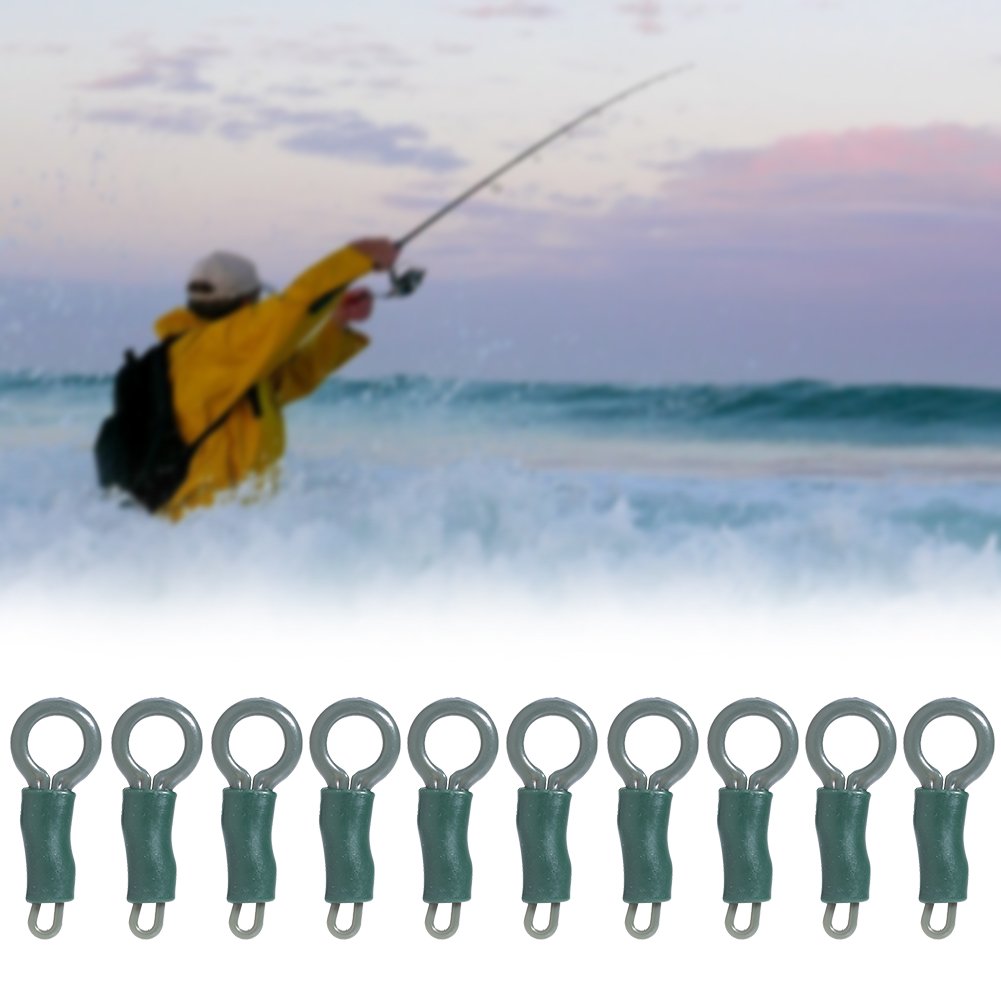Hozee 10-Piece Carp Fishing Tackle Kit - Lightweight & Durable Back Lead Clips for Carp Rig Making - Perfect for Freshwater Fishing, Lake & River Angling