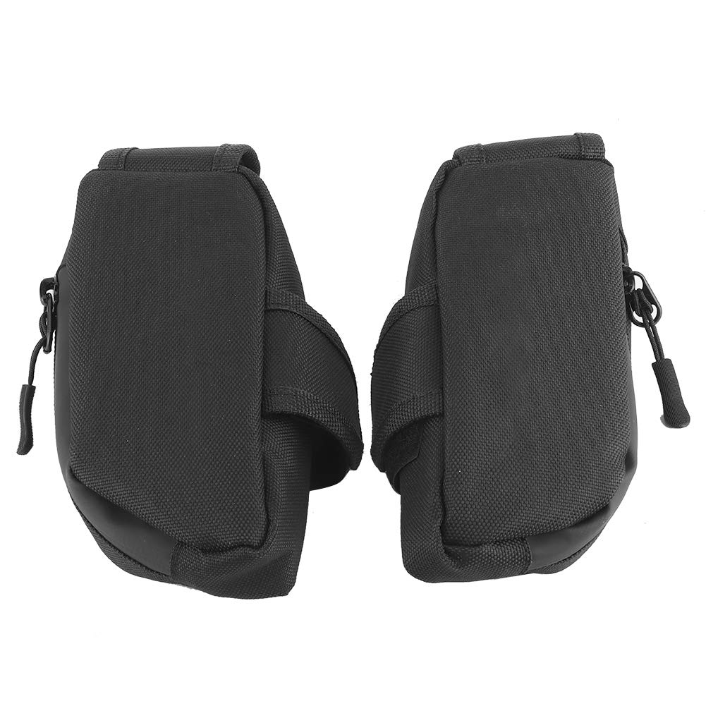 **2Pcs Braided Fabric Fairing Storage Bags for Motorcycle – Compatible with BMW R1200GS LC ADV & R1250GS – Waterproof Windshield Side Pouch for Travel & Adventure Riding**