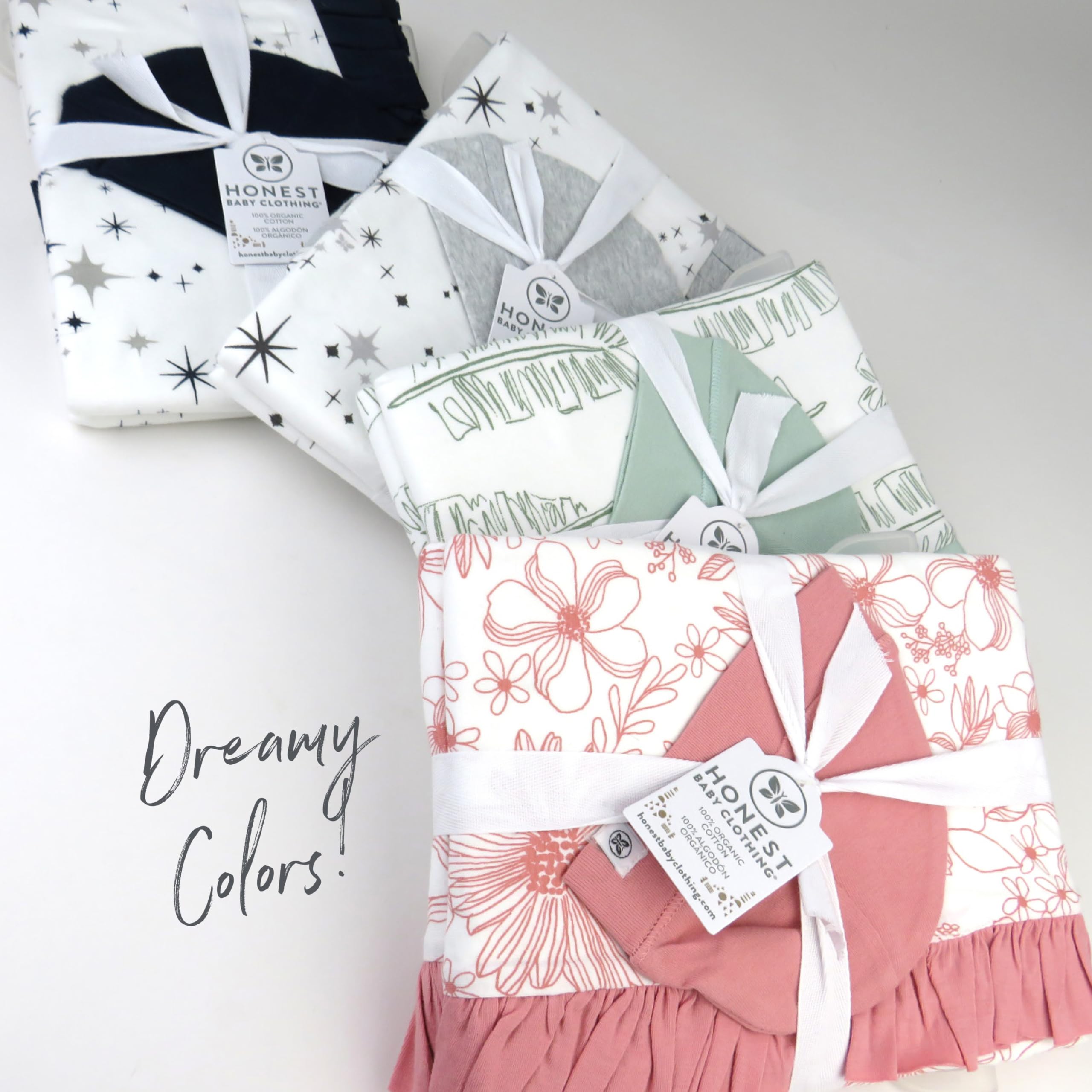 HonestBaby Quilted Baby Blankets - Reversible Organic Cotton Blanket for Infant Boys & Girls, Unisex Soft Nursery Blanket, Twinkle Star Grey, One Size - Perfect for Crib, Stroller & Swaddling