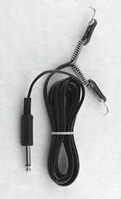 Professional ITT Tattoo Power Supply with Audio Plug - Silicone Tattoo Machine Clip Cord Power Line (Black) | Perfect for Tattoo Artists & Studio Use | Durable & Flexible for Smooth Tattooing Experience