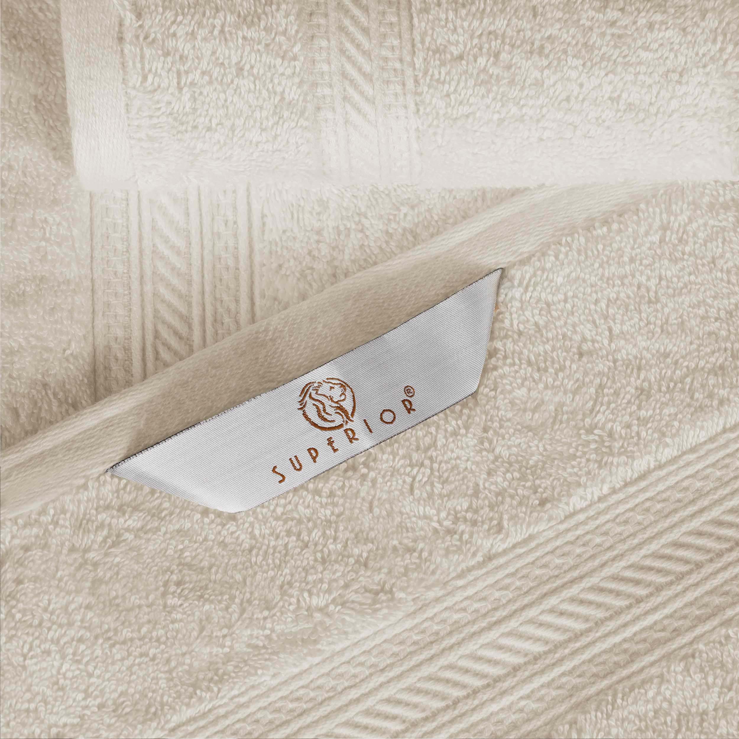 Premium Atlas Cotton Plush Heavyweight Luxury Face Towels & Washcloths - 12-Piece Set for Spa, Bathroom, and Gentle Skincare Routine