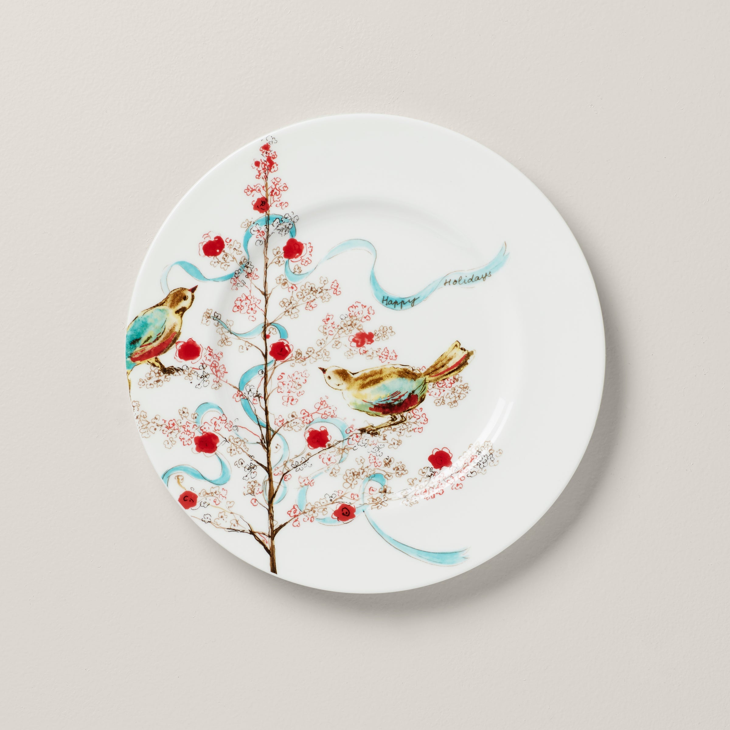 Chirp Seasonal Salad Plate - Elegant Ceramic Dinnerware for Healthy Meals & Entertaining - Perfect for Family Dinners, Parties & Holiday Gatherings