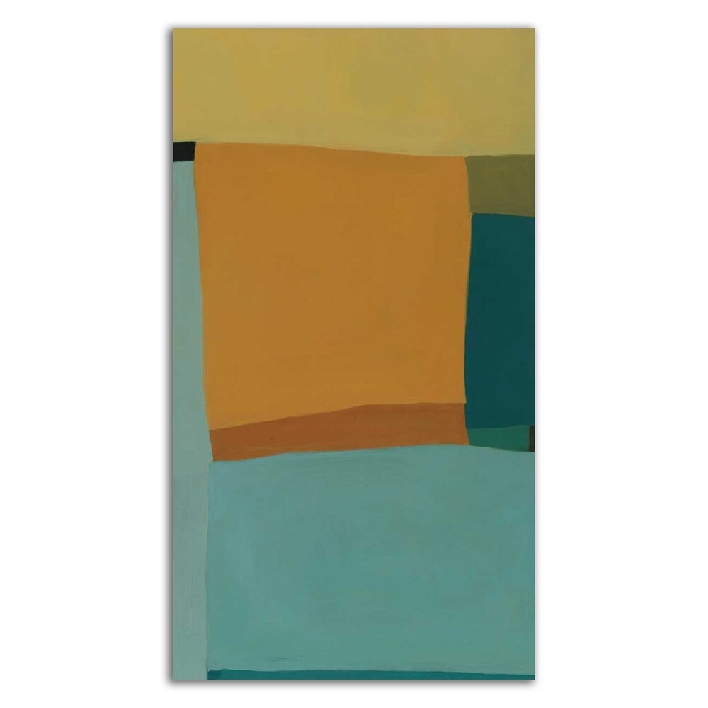 Tamar Zinn At the Beach II Canvas Wall Art Print - Ready to Hang Coastal Beach Decor for Living Room, Bedroom & Office