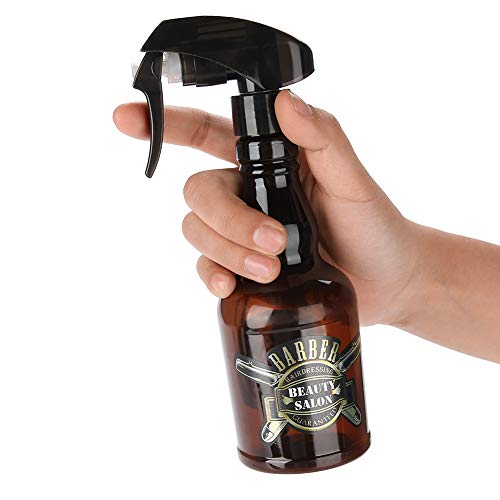 Premium ABS Water Spray Bottle for Hair Styling - Barbers, Salon & Personal Use (Brown) | Perfect for Hairdressers, Stylists & Home Hair Care