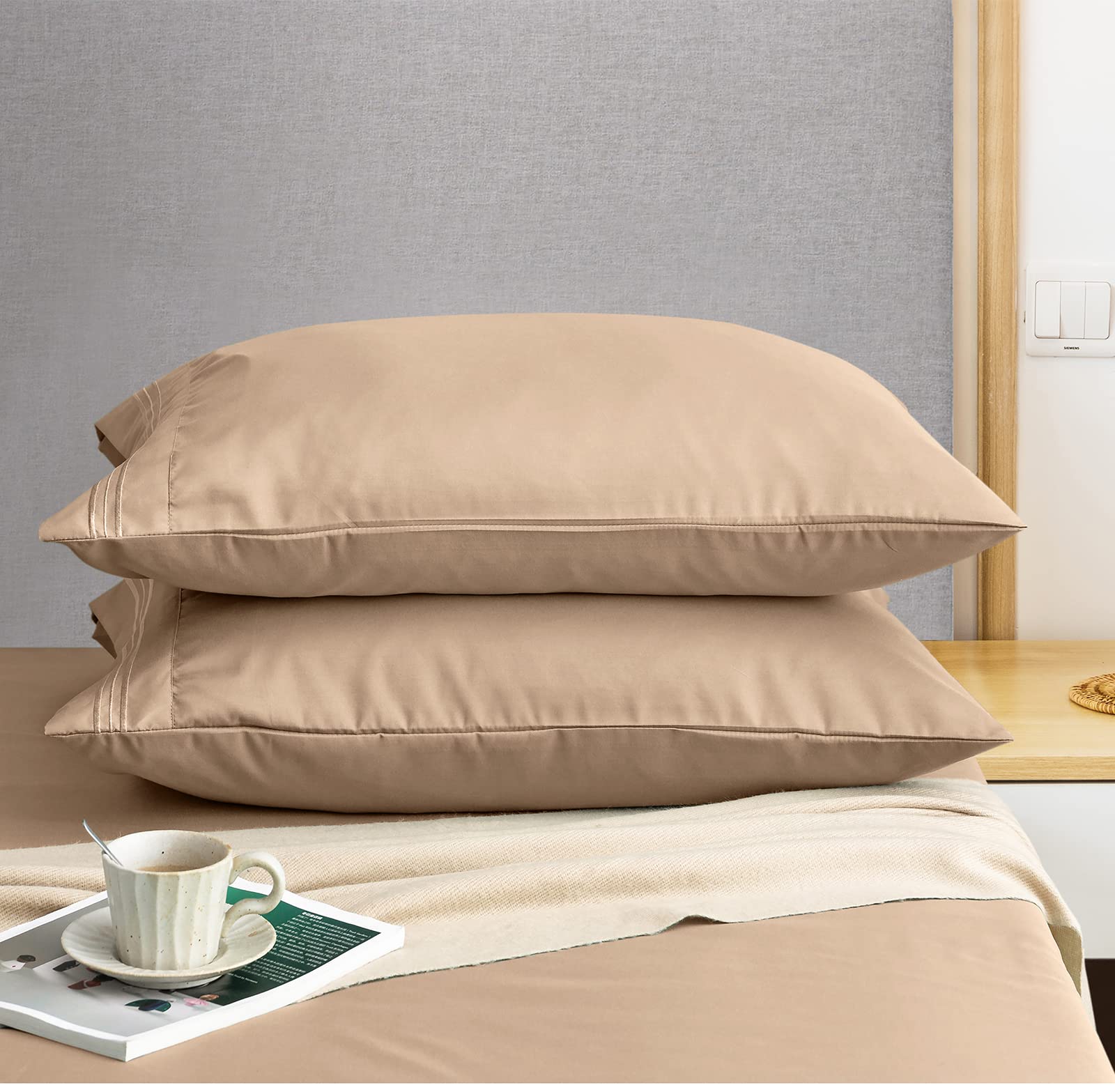 Premium 100% Microfiber King Size Pillowcases (20