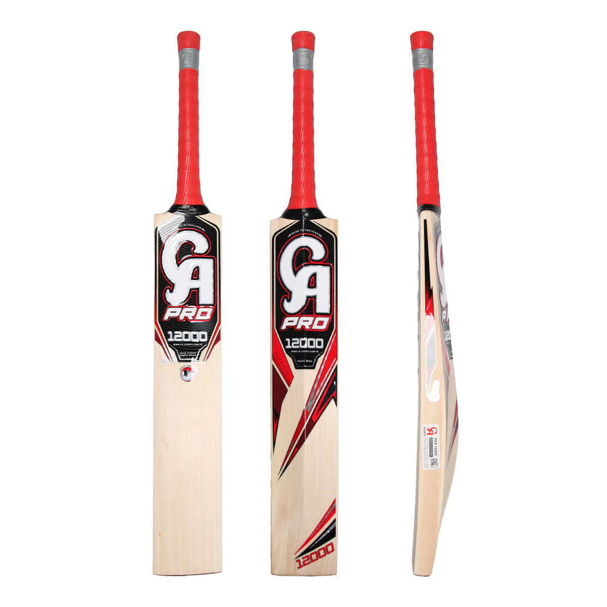 CA Pro 12000 English Willow Cricket Bat - Premium Grade 1 Performance Bat for Professional Players | Perfect for Matches, Practice & Training Sessions