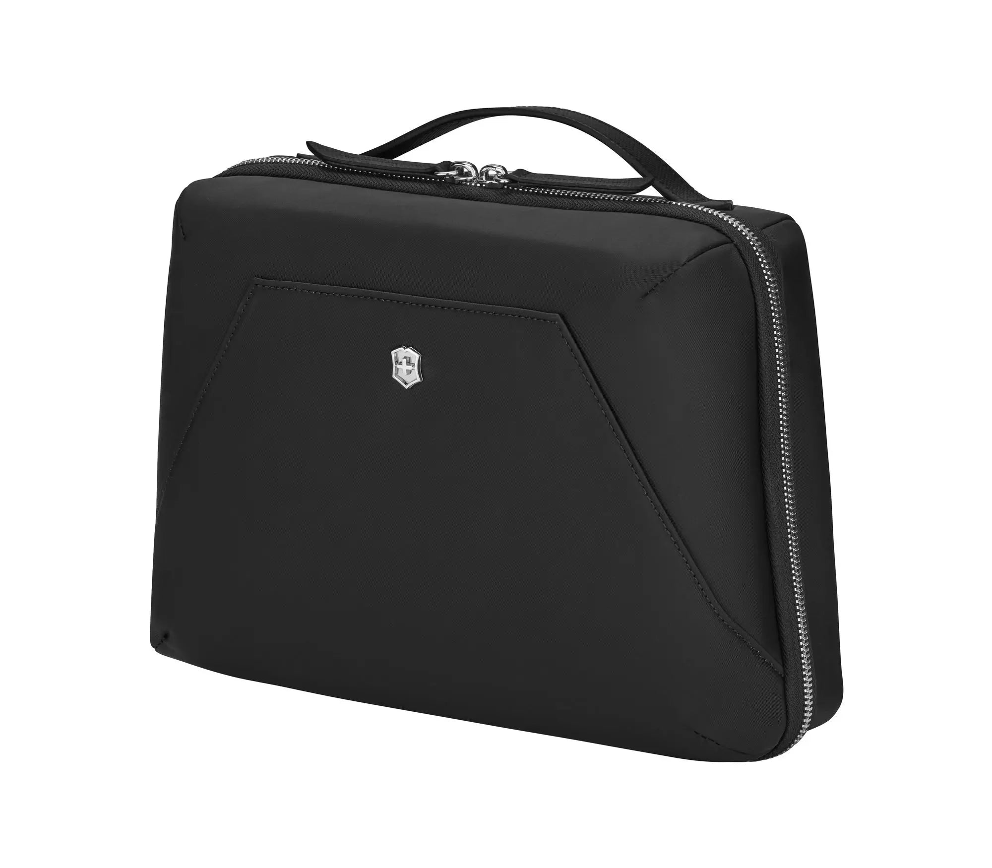 Victoria Signature Beauty Case - Travel Makeup Organizer with Mirror, Black | Perfect for Travel, Home & Salon Use