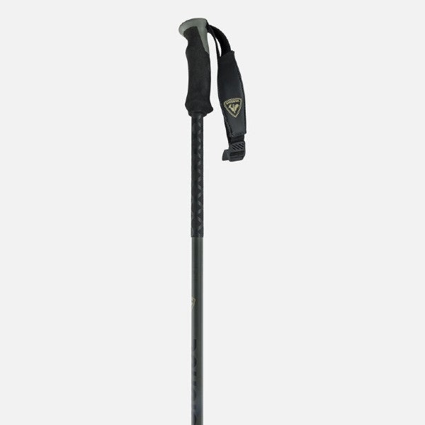 Rossignol Adjustable BC 100 Ski Poles - Lightweight Aluminum Trekking & Backcountry Skiing Poles for Men & Women - Perfect for Mountain Hiking, Powder Skiing and Snow Adventures