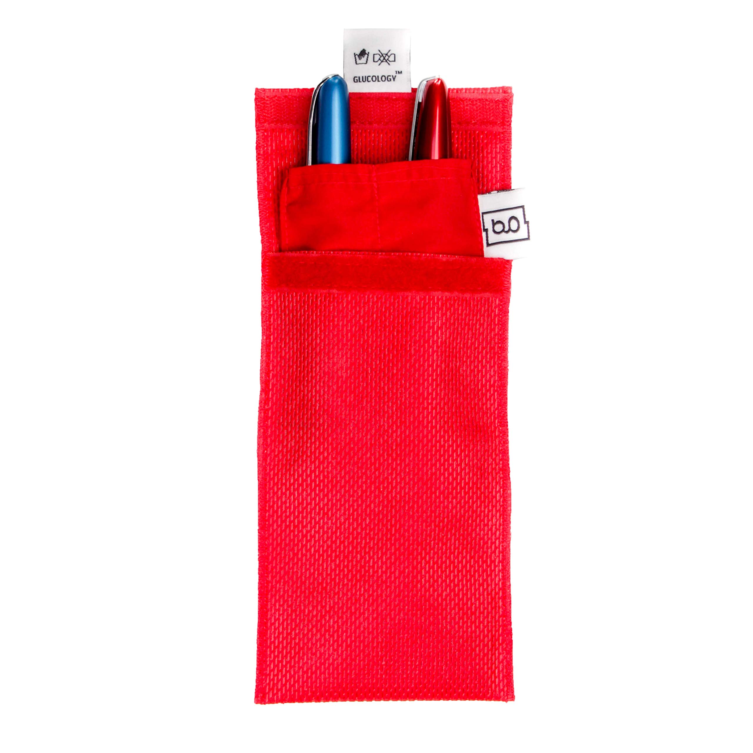 Glucology Insulin Cooling Wallet Pouch - No Ice Pack or Batteries Needed | Innovative Diabetic Travel Accessory | Red Duo Pen Case for Diabetes Management | Perfect for Travel, Work & Outdoor Activities