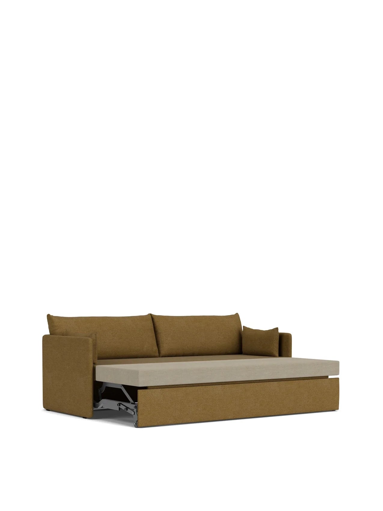 Convertible Offset Sofa Bed with Storage - Modern Sleeper Sofa for Small Spaces - Perfect for Apartments, Guest Rooms & Home Offices