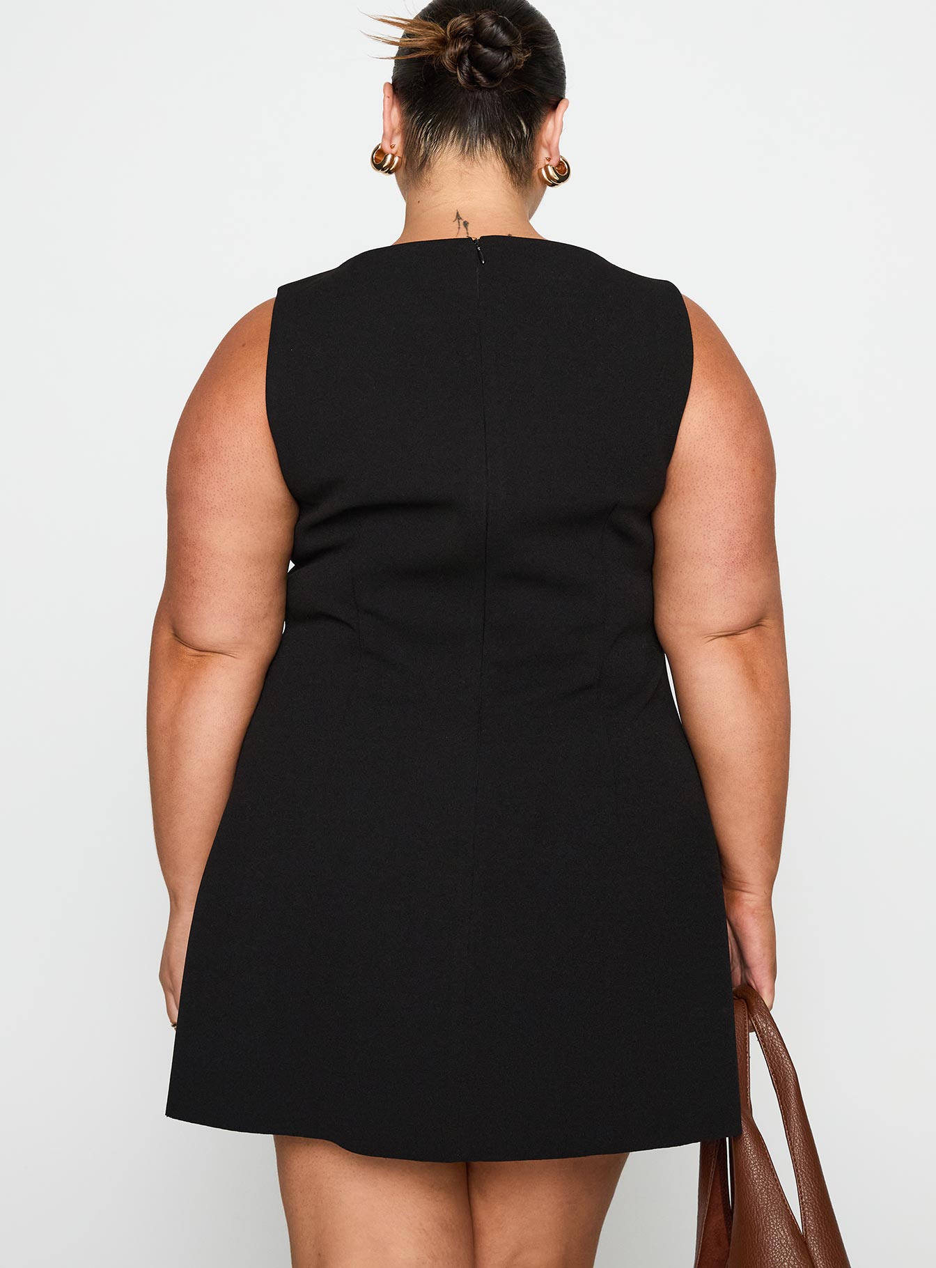 Anse Mini Dress for Women - Black Curve Fit, Sexy Bodycon Party Dress for Night Out & Date Night