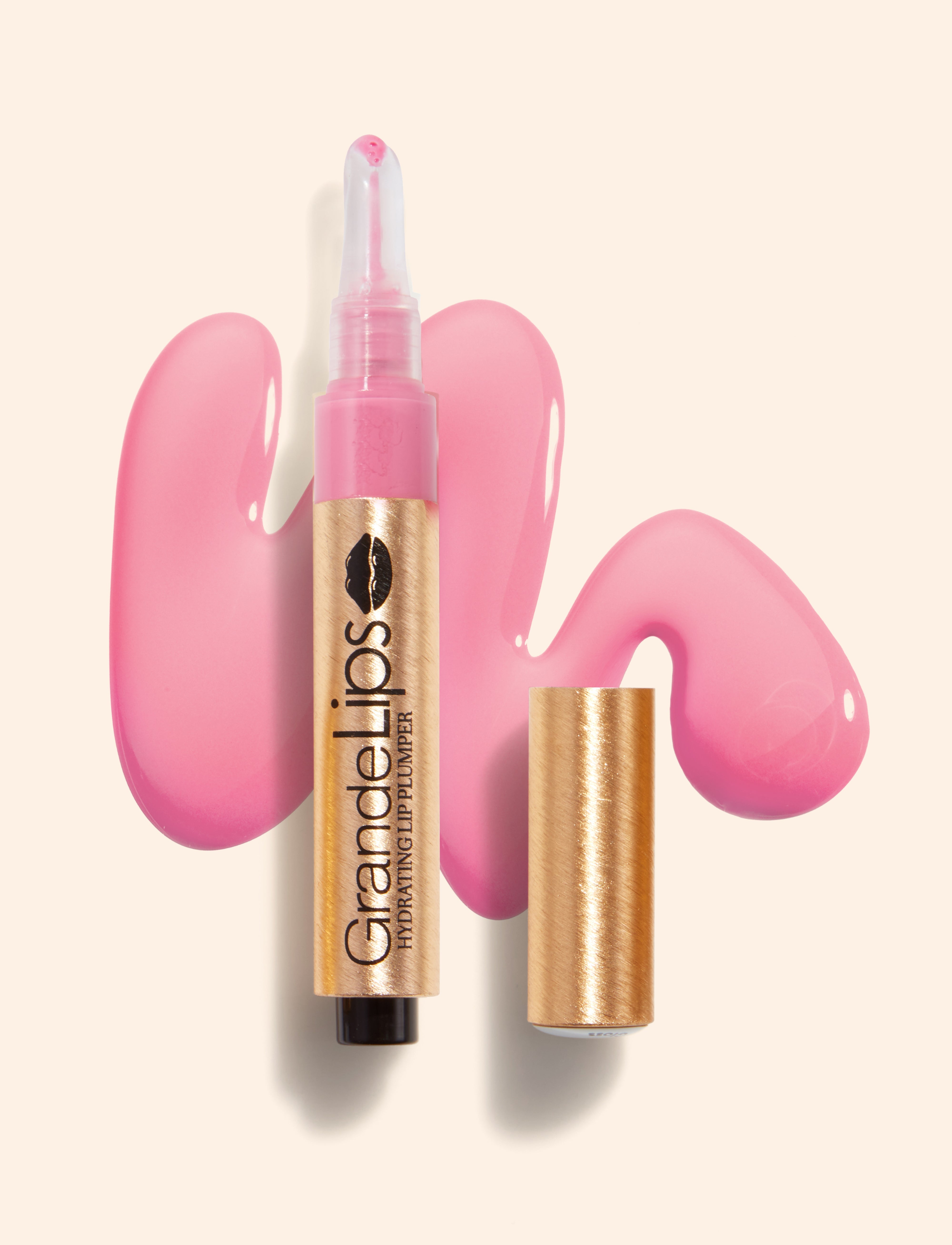 GrandeLIPS Plumping Gloss - Travel Size Hydrating Lip Gloss for Fuller Lips | Perfect for On-the-Go Makeup & Everyday Wear