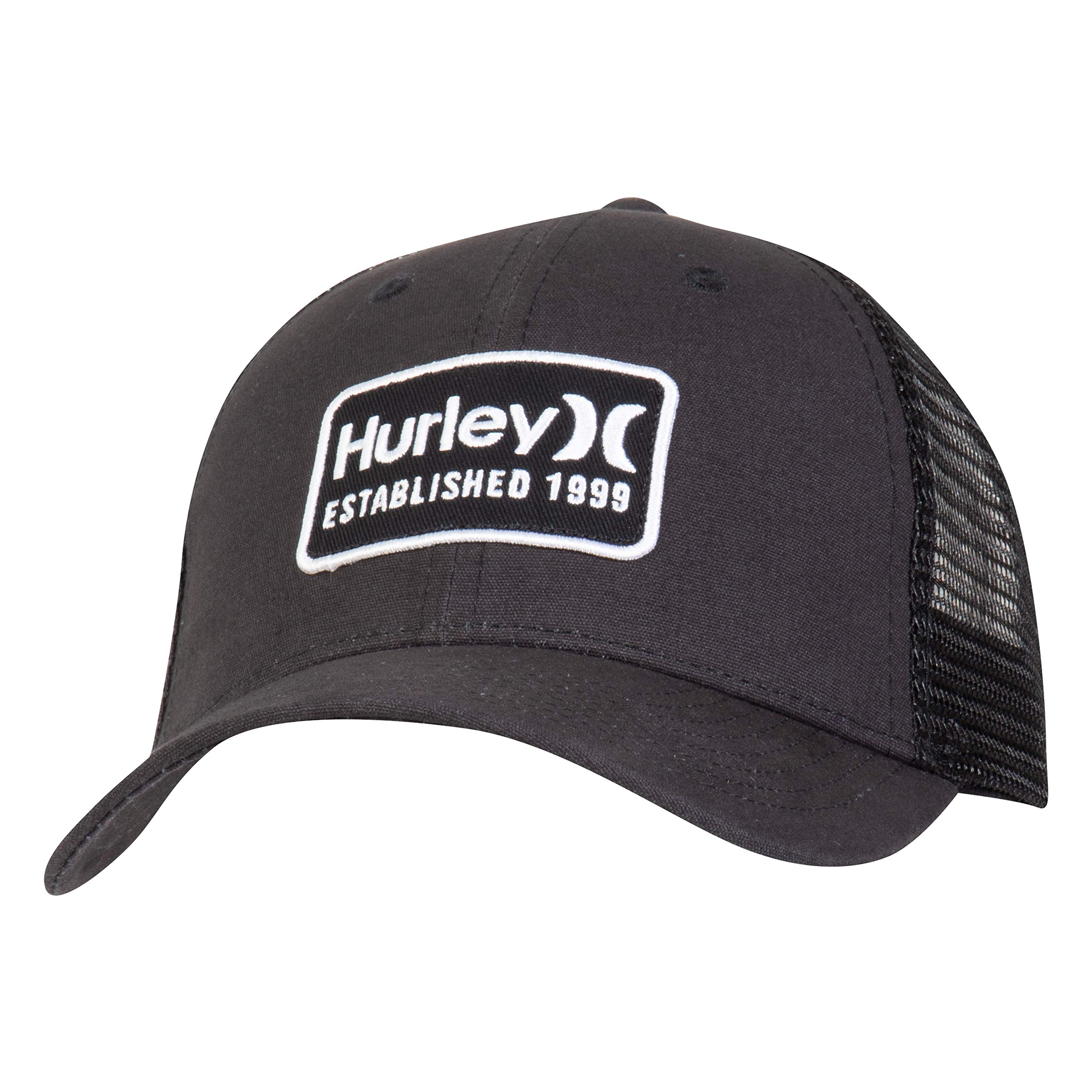 Hurley Kids' Trucker Hat for Boys & Girls - Adjustable Snapback Cap for Outdoor Activities, Sports & Sun Protection
