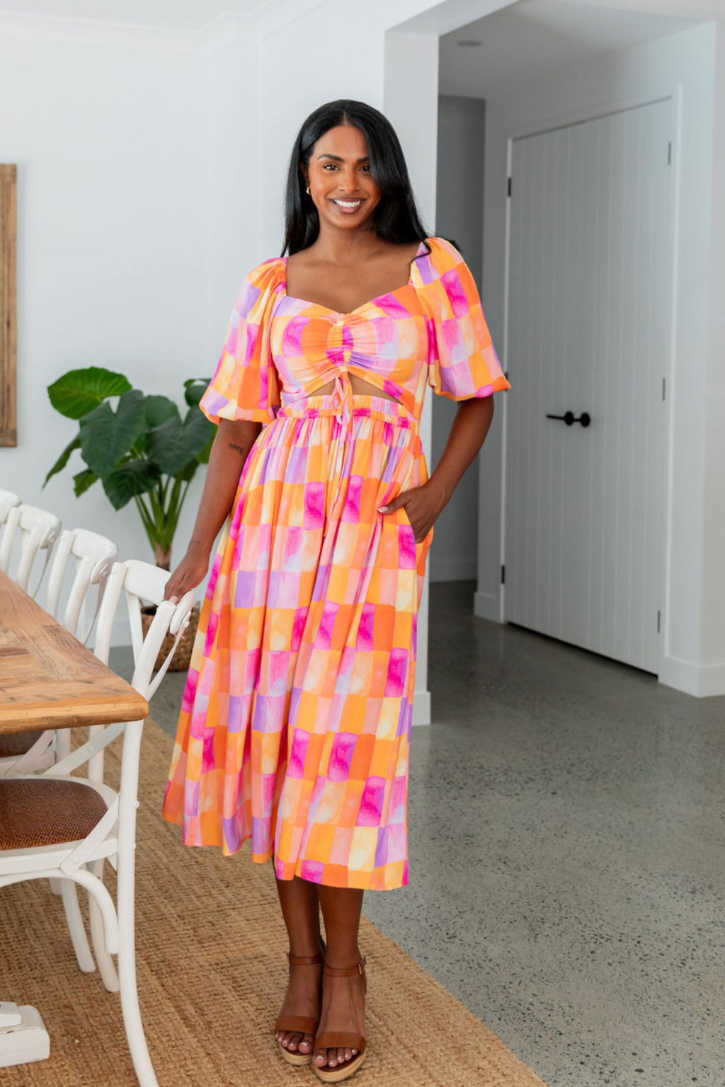 Pippa Illusion Cut Out Dress for Women - Elegant Party & Evening Gown for Date Night, Cocktail Party & Special Occasions