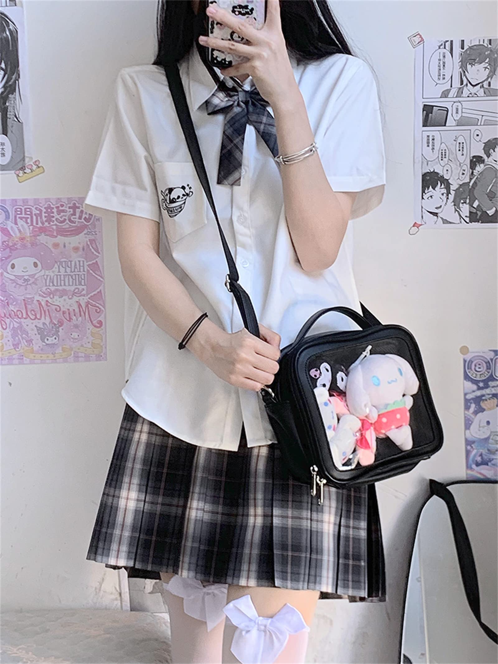 Anime Display Crossbody Bag - Stylish Ita Messenger for Cosplay & Conventions