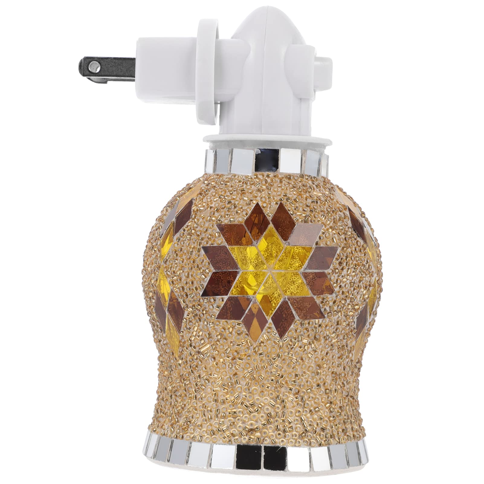 Uonlytech Electric Wax Melt Warmer with Mosaic Snowflake Design - Essential Oil Diffuser & Night Light for Home, Office, Spa - Aromatherapy Wax Melter for Relaxation & Stress Relief (US Standard)