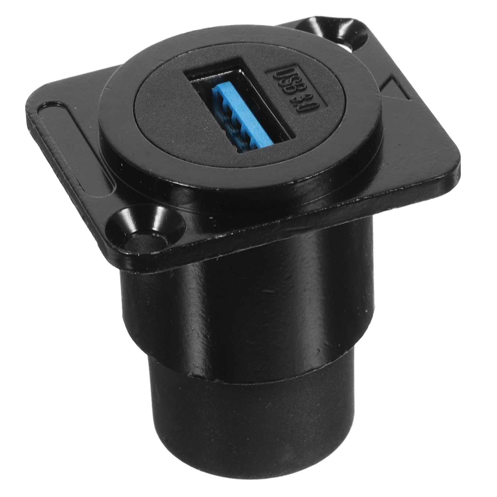 MAGICLULU USB Panel Mount Adapter - Female to Female Bulkhead Extension Connector with USB Through Port for PC Front Panel | Perfect for Computer Case, Server Rack & DIY PC Builds