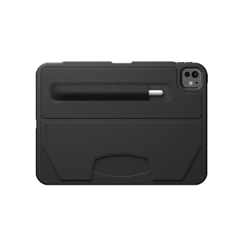 Zugu Case for iPad Pro 11 (M4) 2024 - Slim Protective Cover with Apple Pencil Holder, Auto Wake/Sleep, Multiple Viewing Angles | Perfect for Work, Travel & Home Use | iPad Pro 11 Inch Protective Case in Black