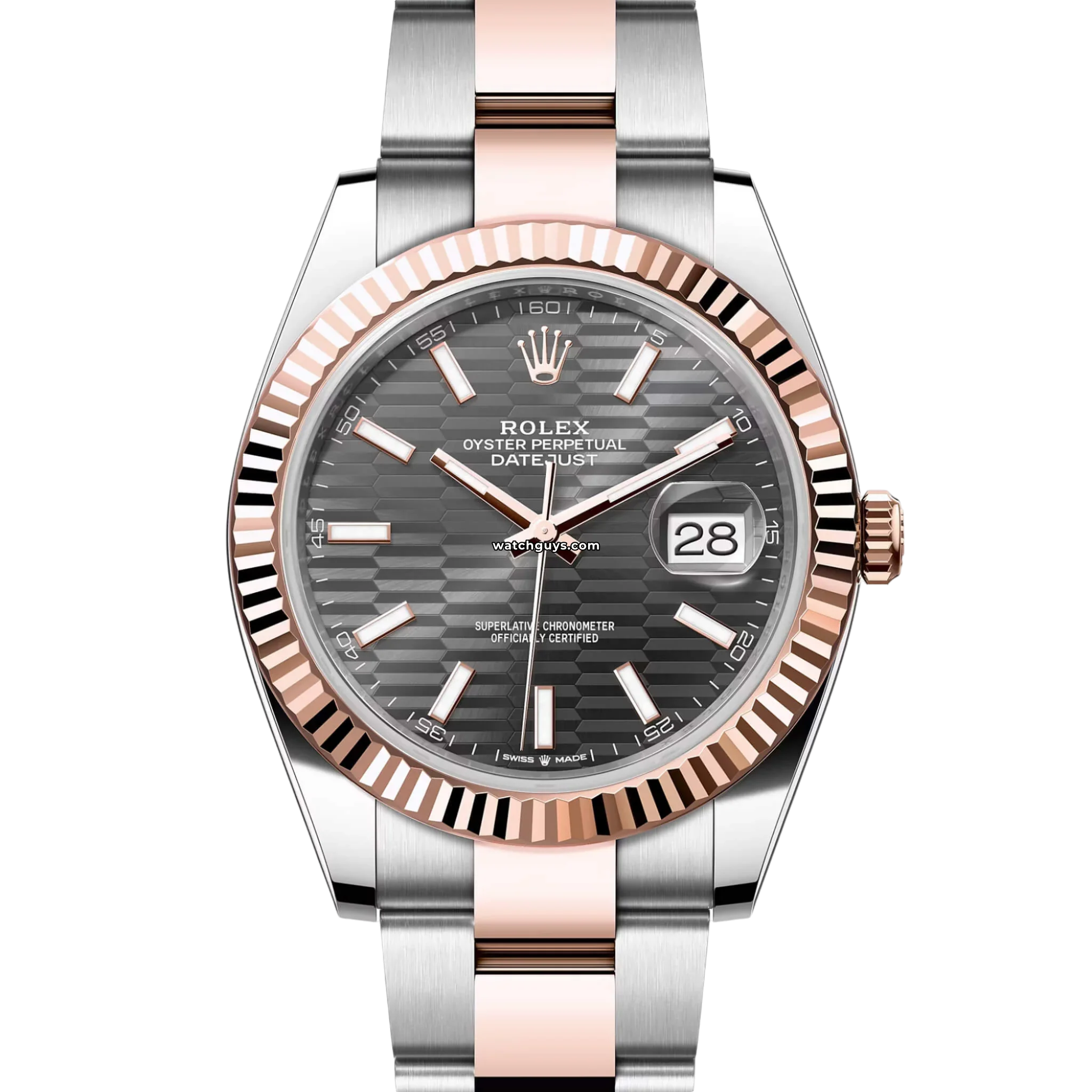 Rolex Datejust 126331 Men's Watch - Slate Gray Dial with Fluted Bezel & Jubilee Bracelet | Luxury Automatic Timepiece for Business, Formal Events & Special Occasions