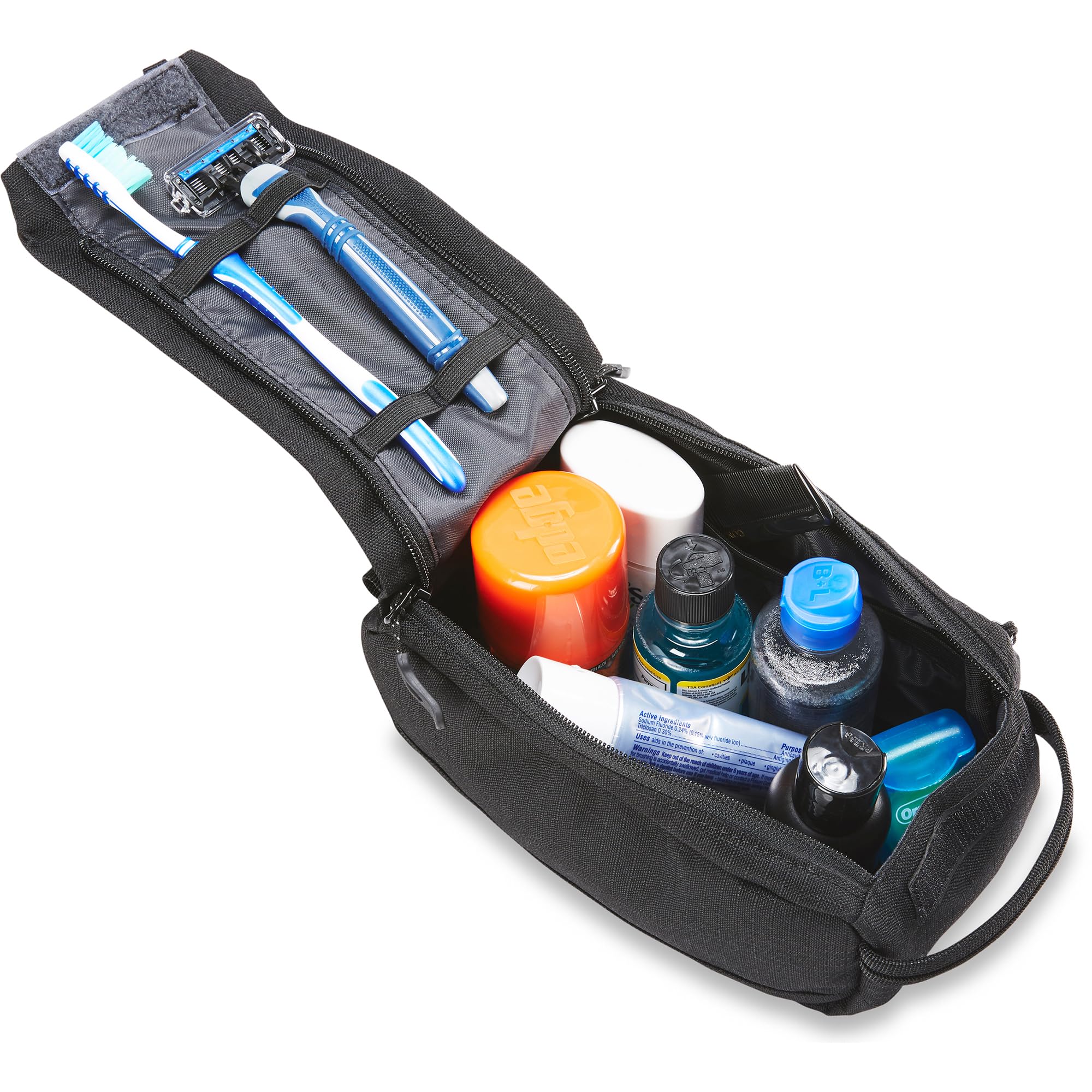 Dakine Groomer Travel Kit - Premium Men's Toiletry Bag for Travel with Hanging Hook, Water-Resistant Fabric - Perfect for Business Trips, Gym, Camping & Vacation Essentials