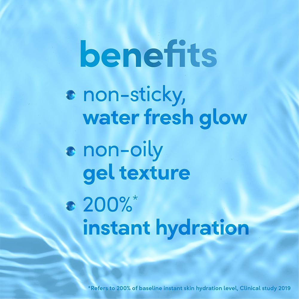 Pond's Super Light Gel Oil-Free Moisturizer with Hyaluronic Acid & Vitamin E - 49g Face Cream for Hydration & Glow - Perfect for Daily Skincare & Makeup Base