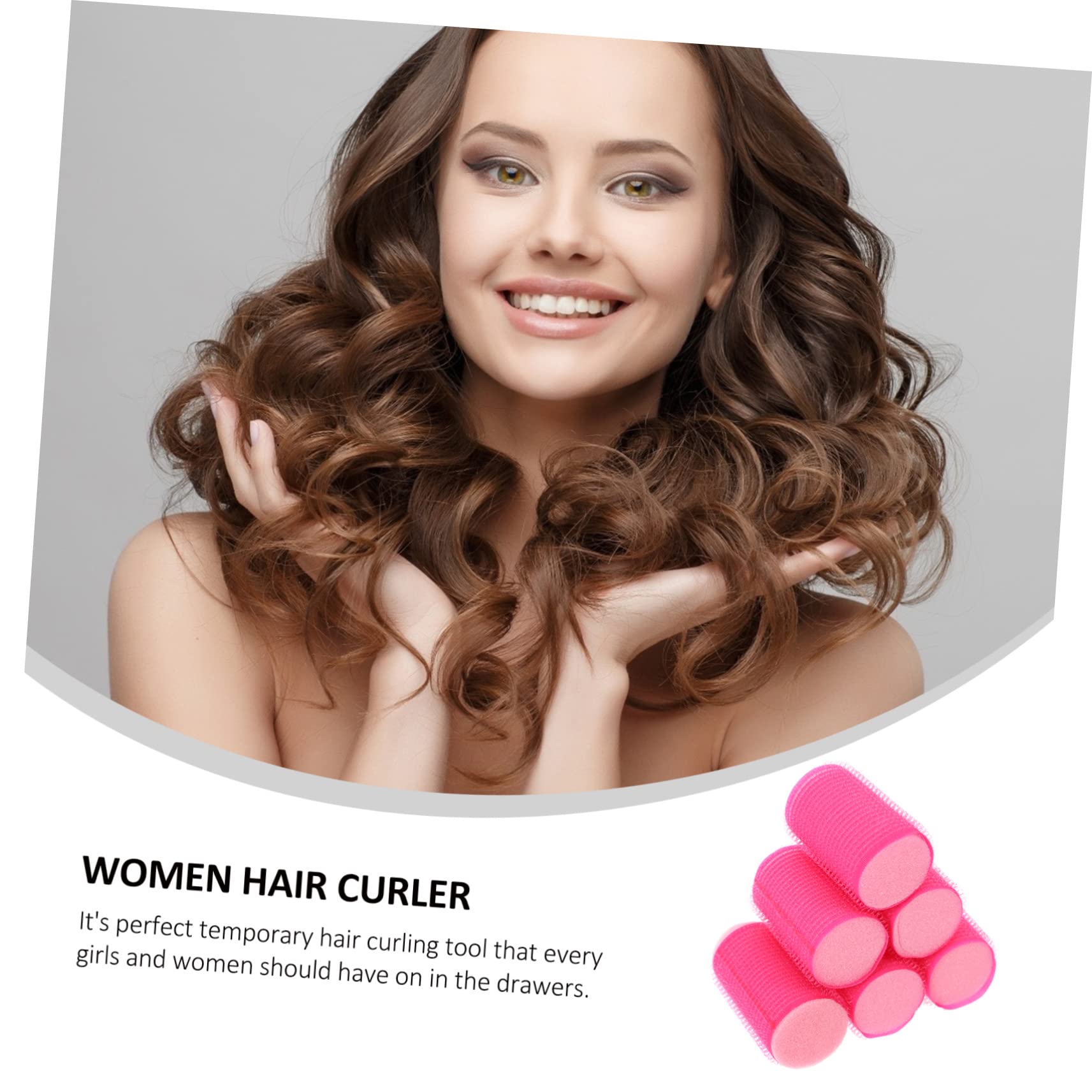 FOMIYES Hair Curler Sponge Rollers - Non-Tear Hair Styling Rollers for Curly Waves & Volume | Perfect for Home Salon, Wedding, Party & Daily Hairstyling
