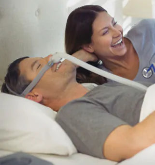 **Comfortable Nasal Pillow Mask with Adjustable Headgear for CPAP Therapy - Perfect for Sleep Apnea & Snoring Relief**