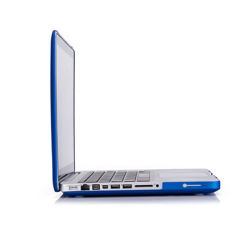 Durable Navy Blue Hard Plastic Case & Keyboard Cover for MacBook Pro 13 Inch (Model A1278 2009-2012) - Perfect Protection for Older MacBook Pro with CD-ROM Drive | Ideal for Work, Travel & School Use
