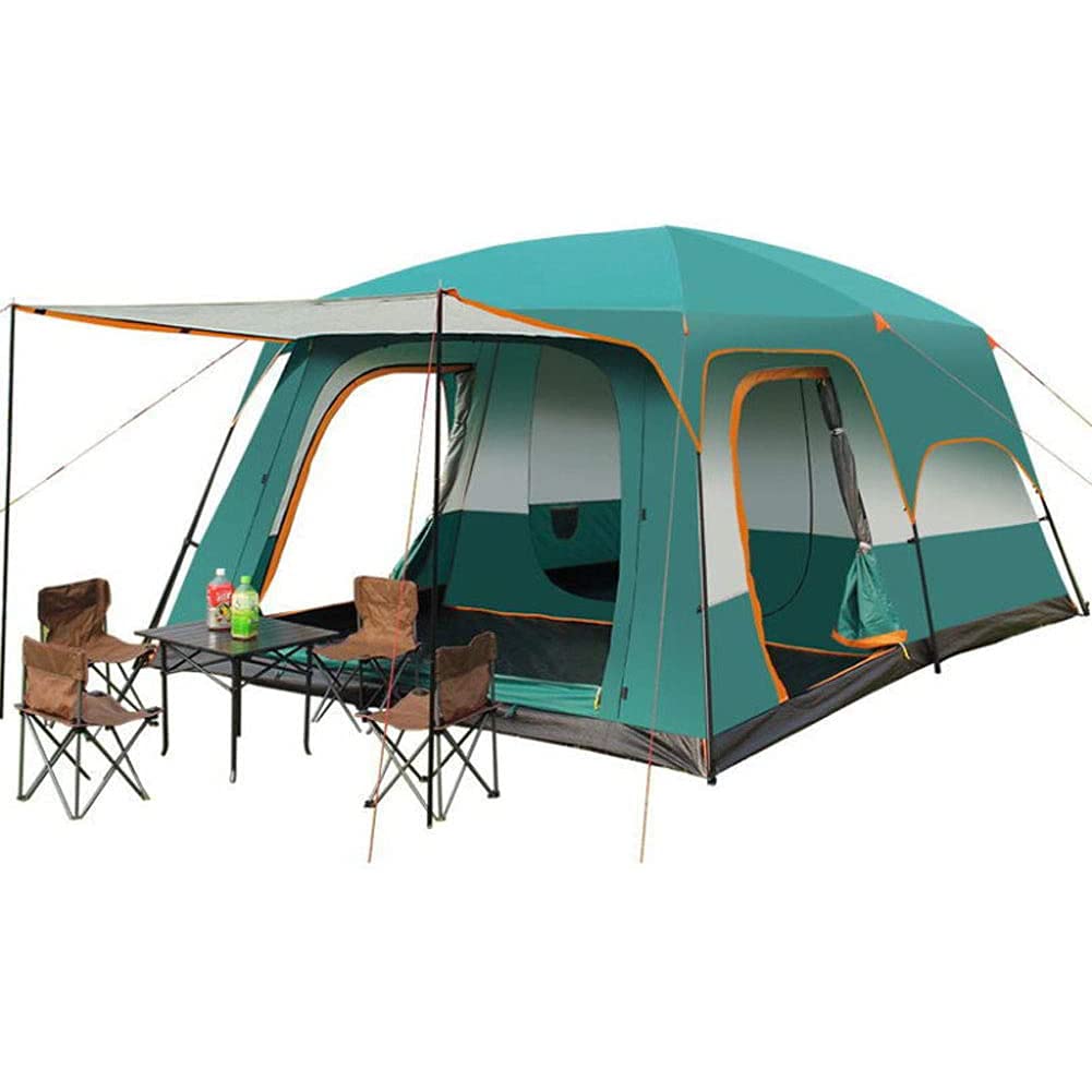 Premium Canvas Bell Tent for Camping & Glamping – Waterproof 3-8 Person Yurt Tent for Family Outdoor Adventures, Hunting Trips & Christmas Gatherings | Spacious Shelter for Festivals, Backpacking & Wilderness Retreats