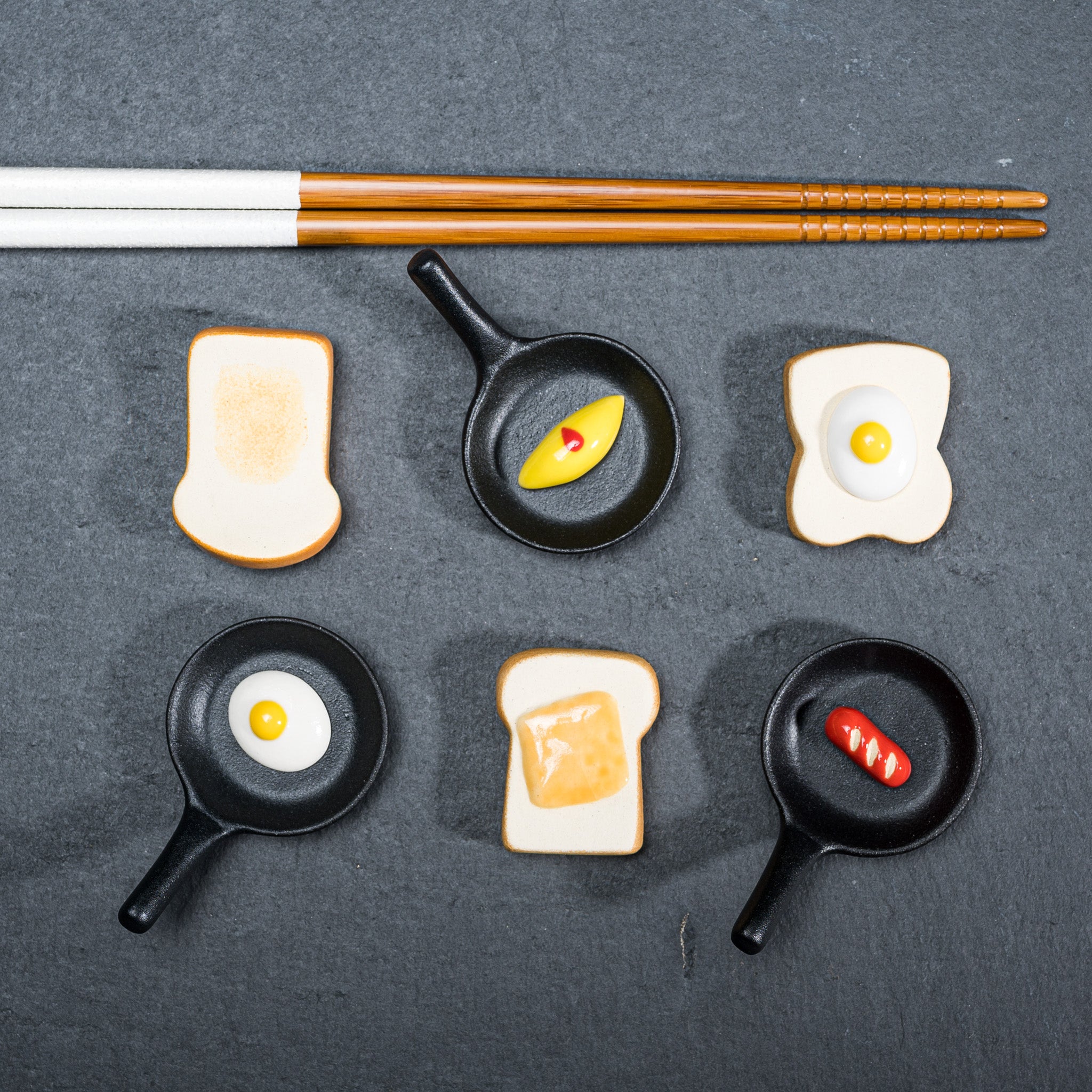 Premium Wooden Chopstick Rest for Breakfast - 6 Stylish Designs | Perfect for Dining, Home Decor & Gift Giving