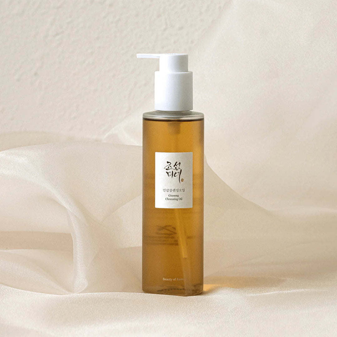 Beauty of Joseon Ginseng Cleansing Oil 210ml - Korean Skincare for Deep Cleansing & Makeup Removal - Perfect for Dry & Sensitive Skin - Morning & Night Routine