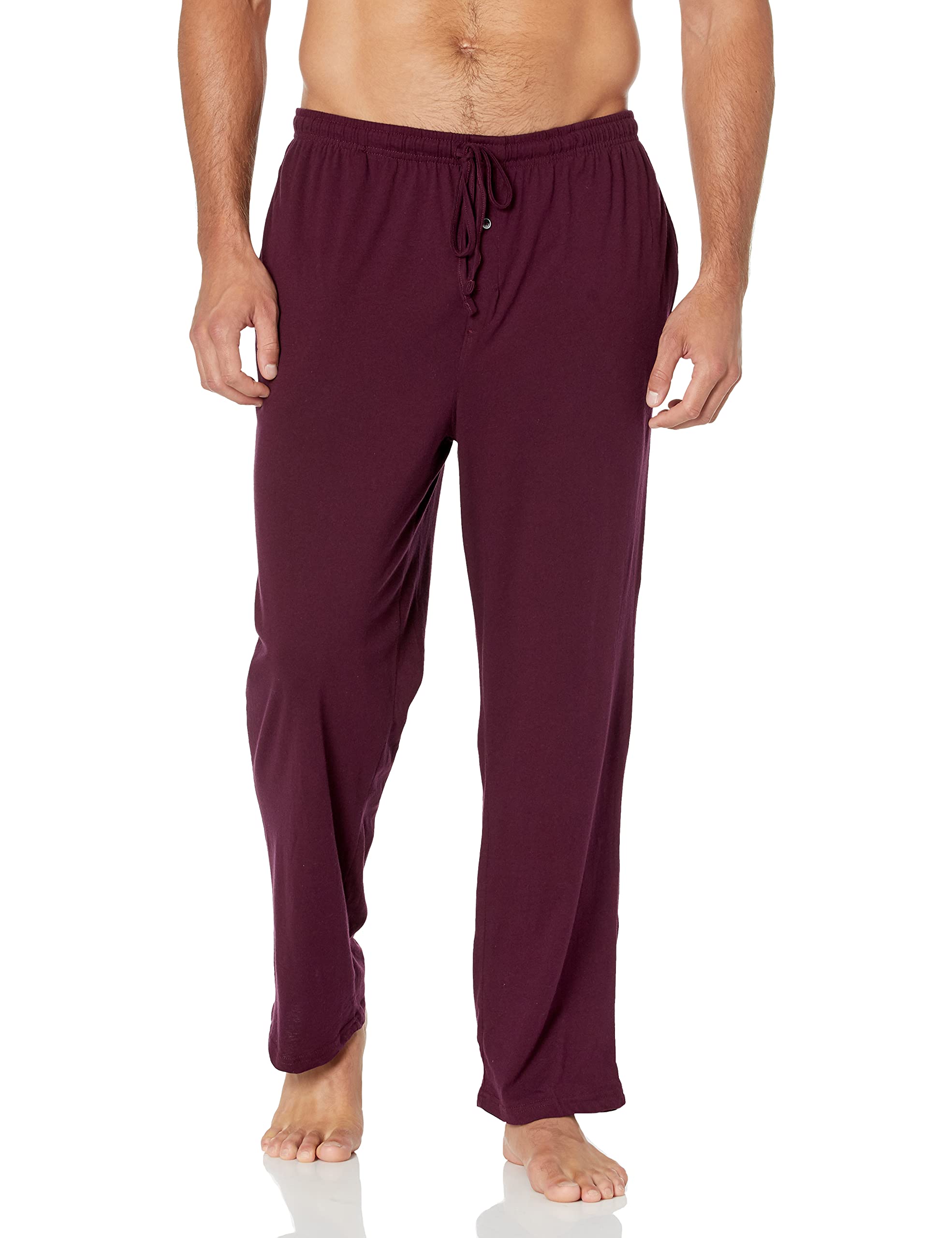 Amazon Essentials Men's Cotton Knit Pajama Pants - Soft & Breathable Sleepwear for Lounge & Relaxation at Home