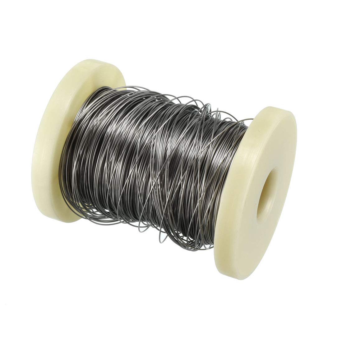 uxcell 23 Gauge Heat Resistant Wire 328ft - High Temperature Resistor Wires for Electronic Coils, DIY Projects & Heating Applications - Perfect for Electronics, Home Repairs & Crafting