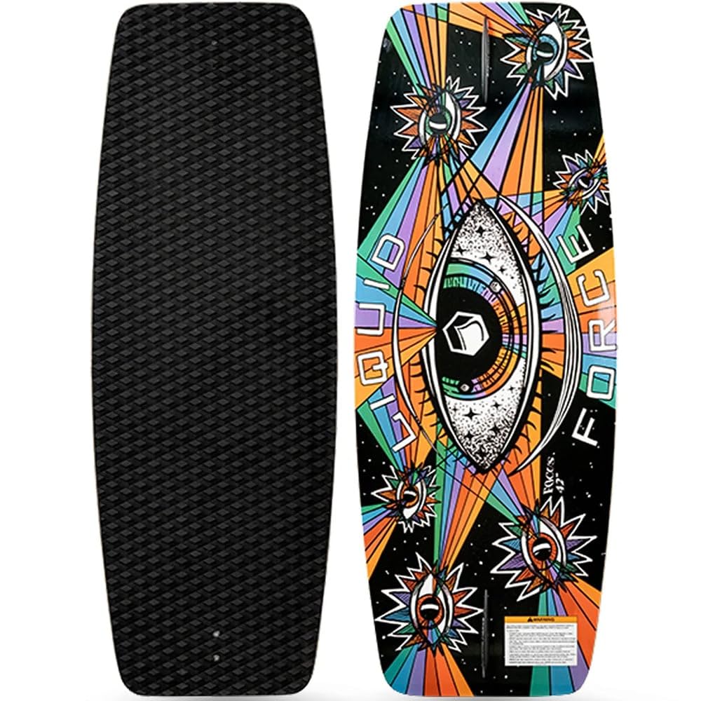 Liquid Force Focus Wakeskate 2025 - Premium Performance Wakeskate for Water Sports Enthusiasts | Perfect for Wakeboarding, Lake Riding & Summer Fun