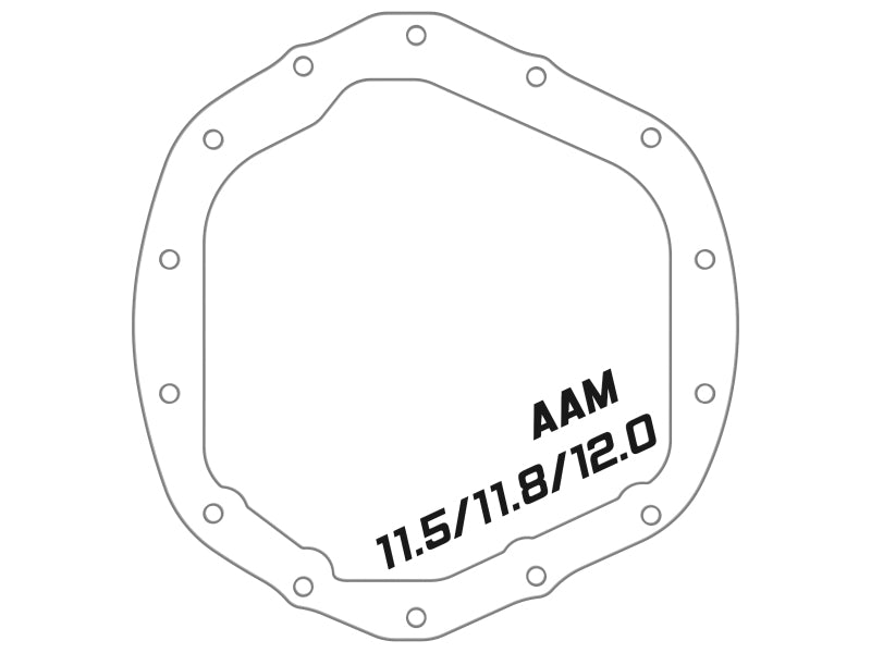 aFe Pro Series Rear Differential Cover for 2019-2023 Dodge Ram 2500/3500 - Black with Machined Fins | Heavy-Duty Truck Protection & Off-Road Performance Upgrade