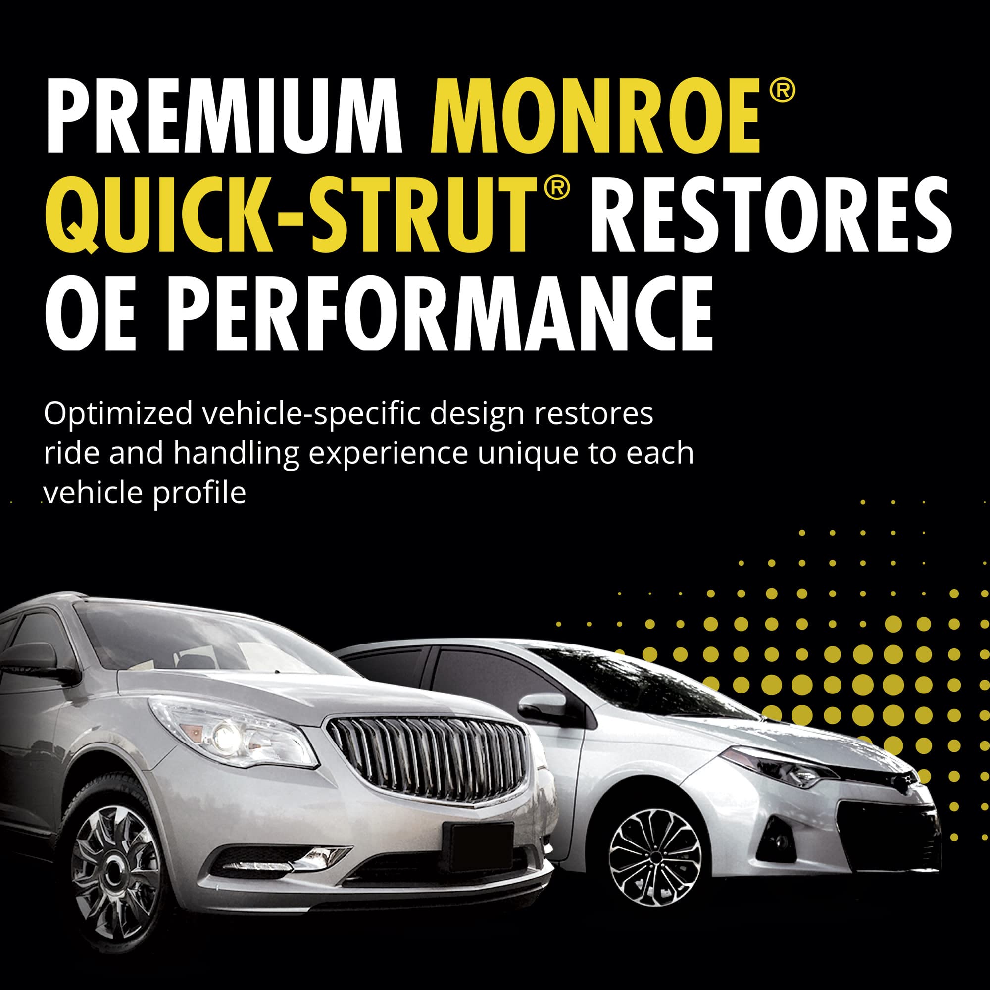 Monroe Quick-Strut 172982 Complete Suspension Strut & Coil Spring Assembly Replacement for Honda Odyssey 2005-2010 - Improves Ride Comfort & Handling for Family Road Trips