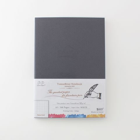 Premium Tomoe River Paper Notebook A5 Size - 5mm Graph Grid for Journaling, Note Taking & Sketching | Perfect for Bullet Journals, Planners & Art Projects