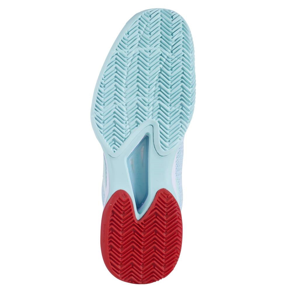 Babolat Jet Tere Clay Women's Tennis Shoes - Lightweight Performance Court Shoes for Clay Courts (Blue/White) | Perfect for Competitive Matches & Training Sessions