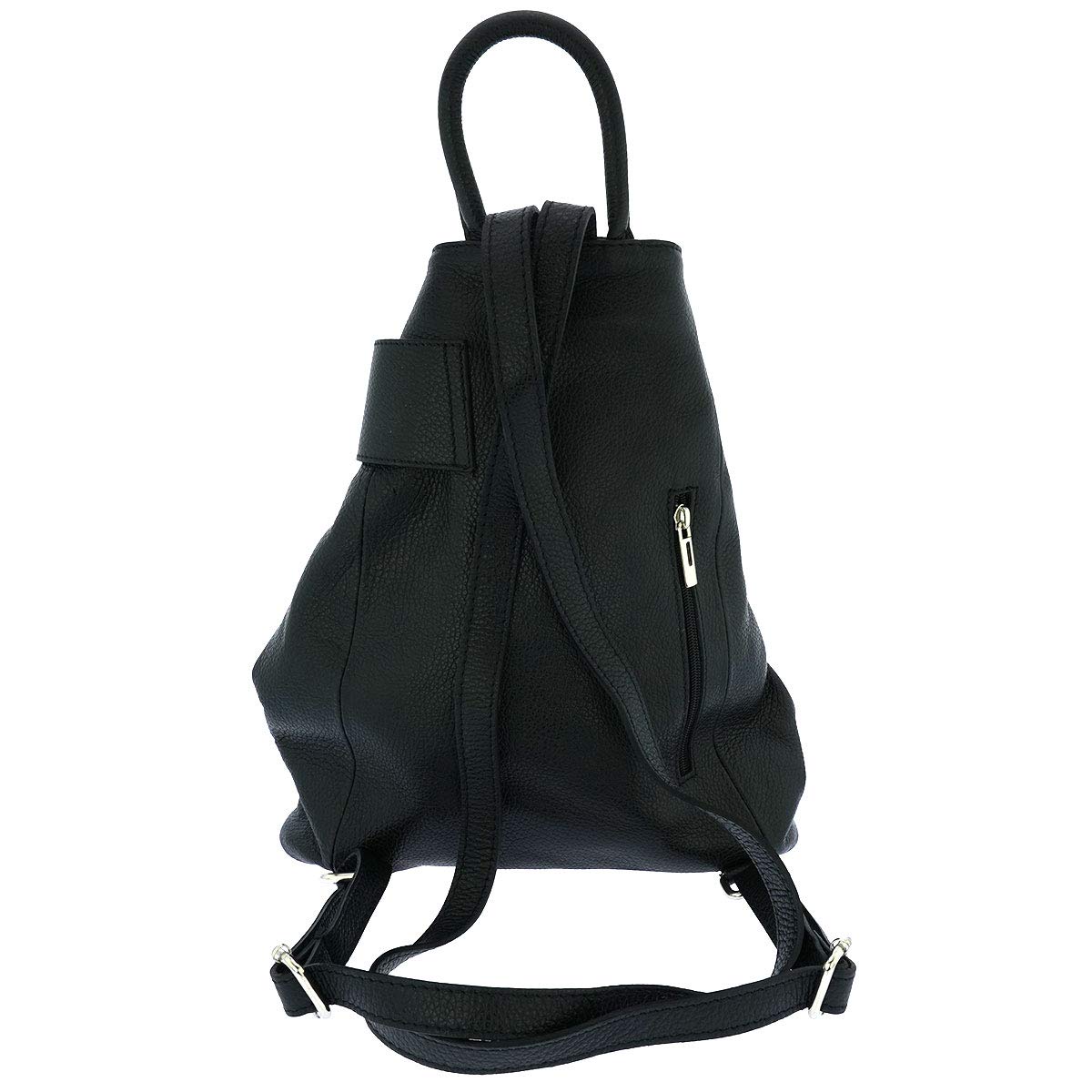 Genuine Italian Leather Top Handle Backpack Purse - Convertible Shoulder Bag & Handbag for Women | Work, Travel & Everyday Use