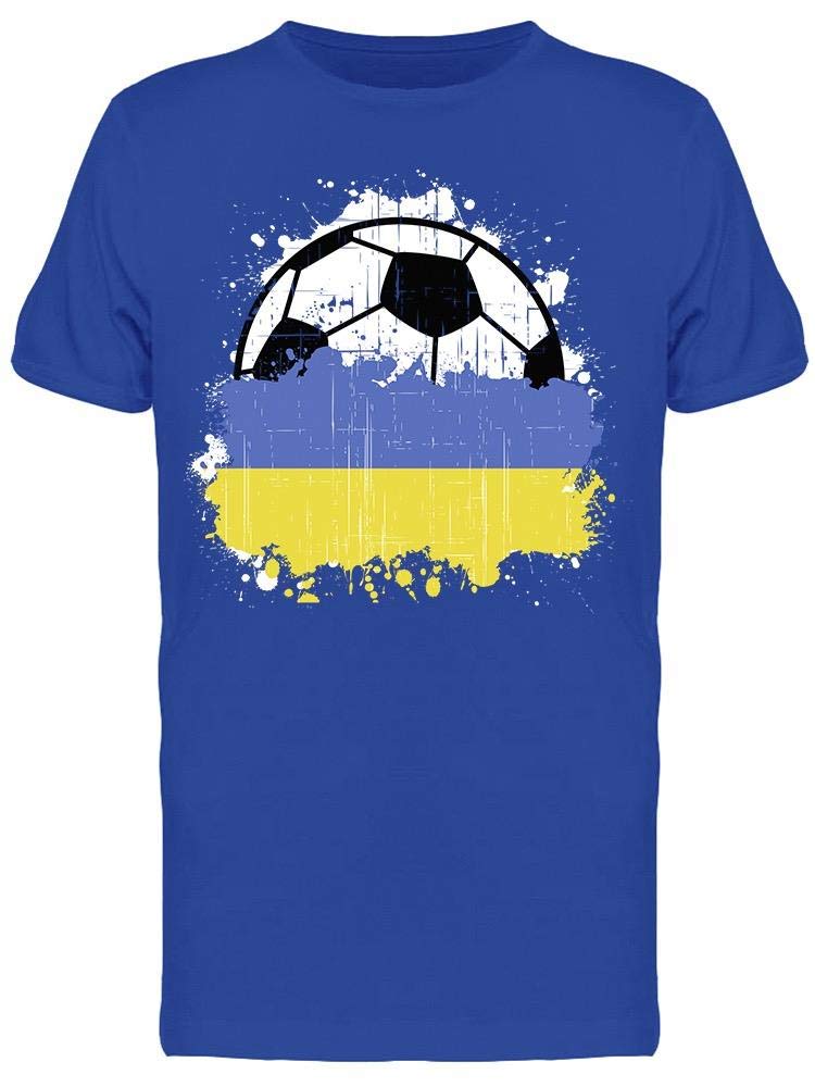 Smartprints Ukraine Soccer Team T-Shirt for Men - Comfortable Fan Jersey for Game Day & Casual Wear